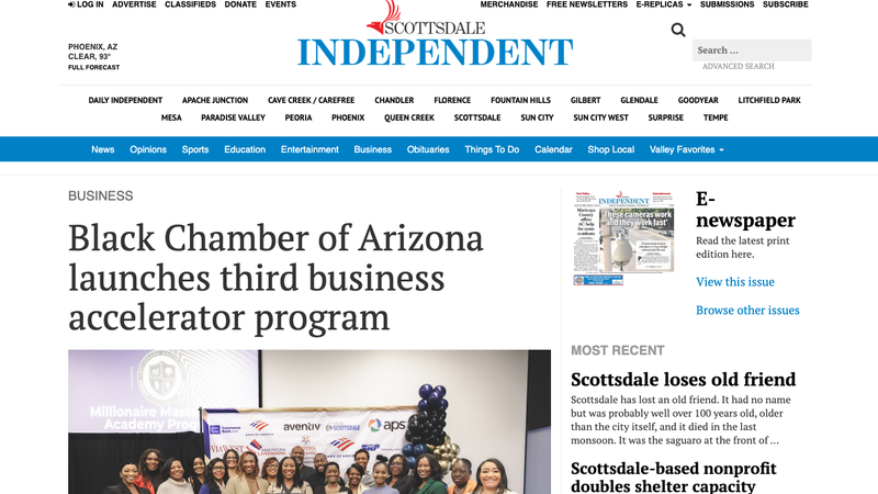 Black Chamber of Arizona launches third business accelerator program